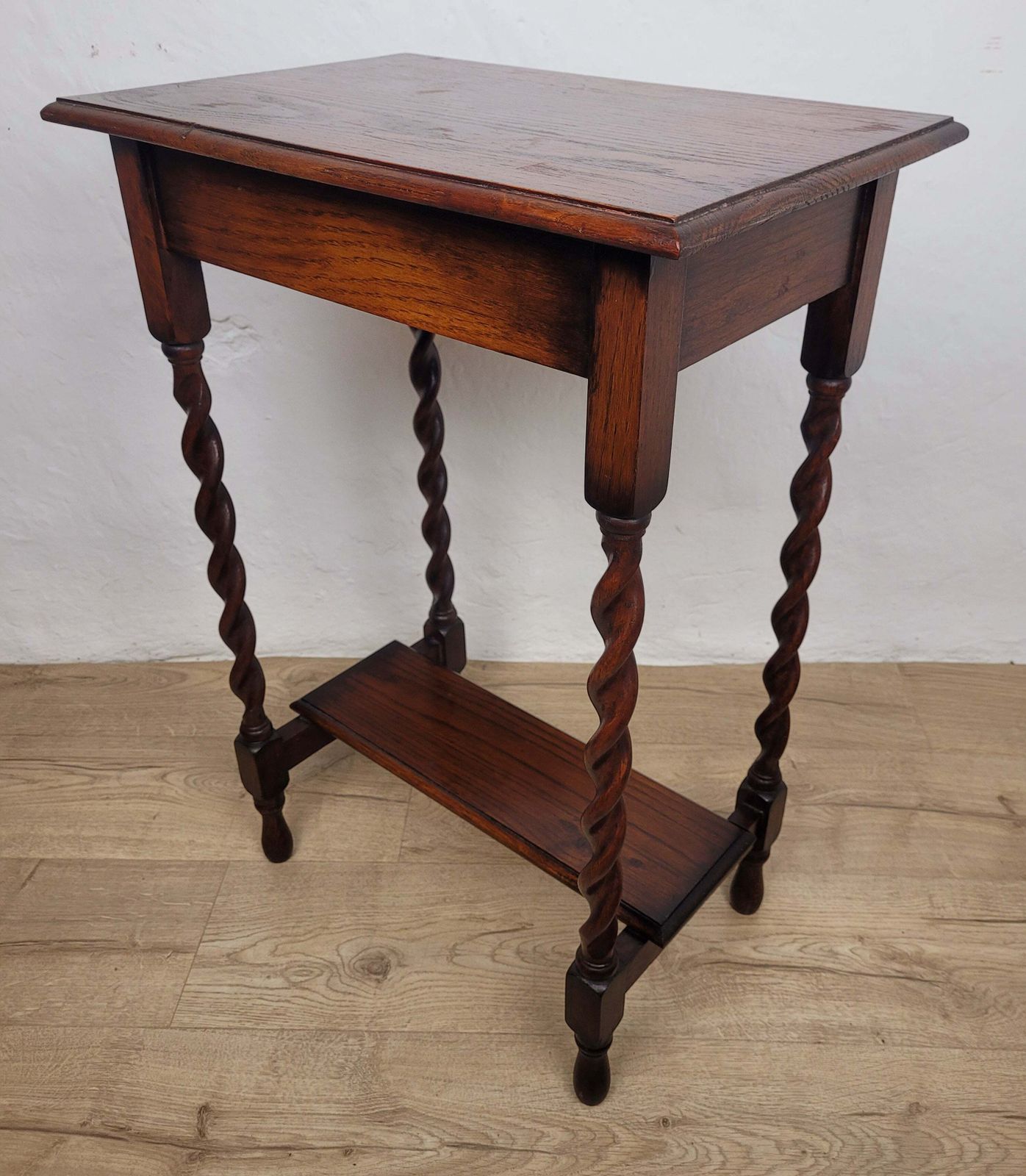 Victorian Occasional Table Barley Twist Country English 19thc photo for sale