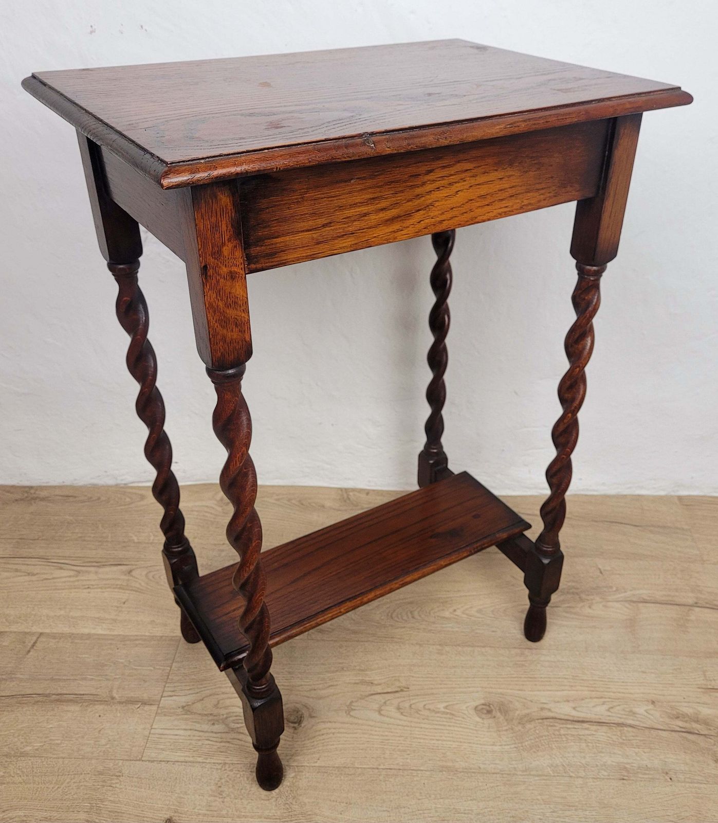 Victorian Occasional Table Barley Twist Country English 19thc photo Furniture