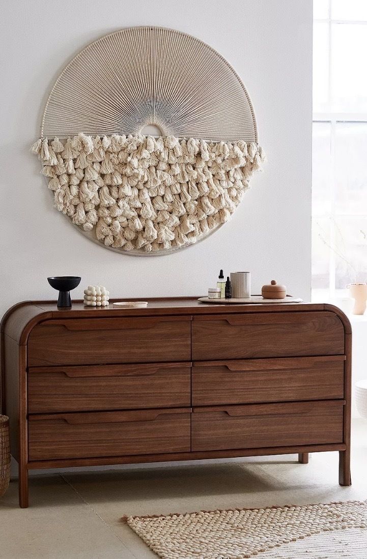 Urban Outfitters Solid Wood Marienne 6 Drawer Dresser photo for sale