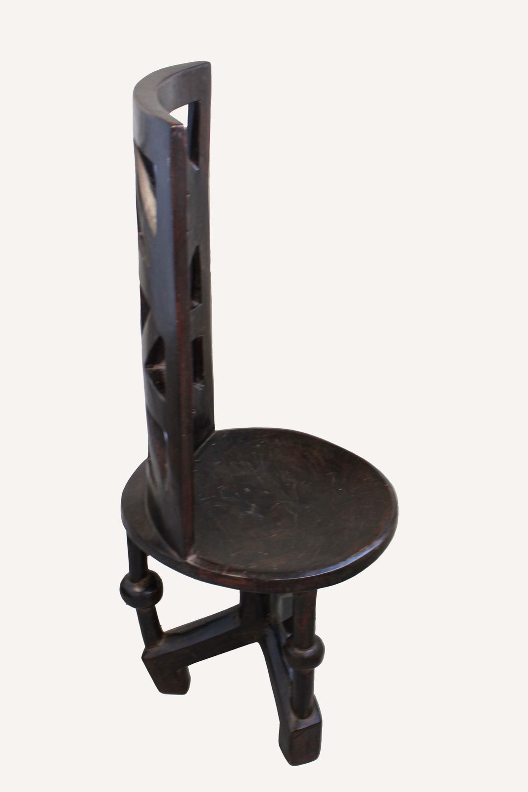 Makonde Chair   Tanzania 242.1 photo for sale