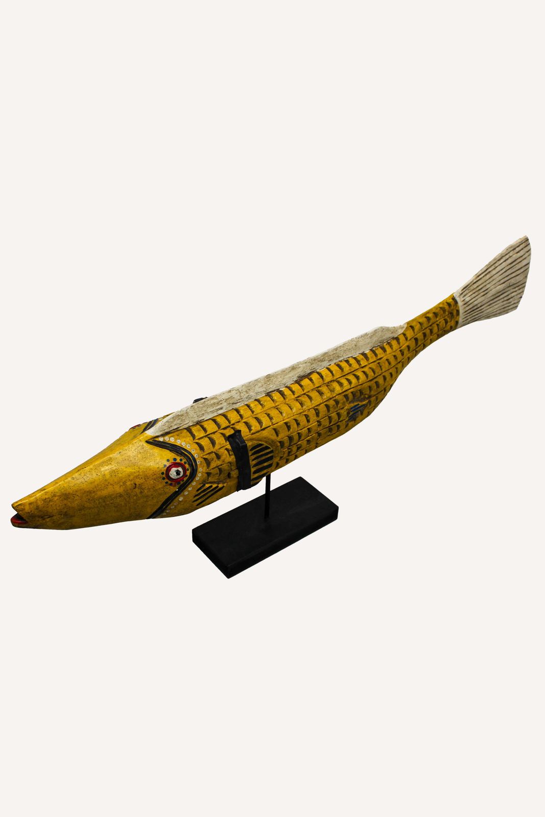Large Bozo Puppet Fish   Mali   Yellow 172.4 photo for sale