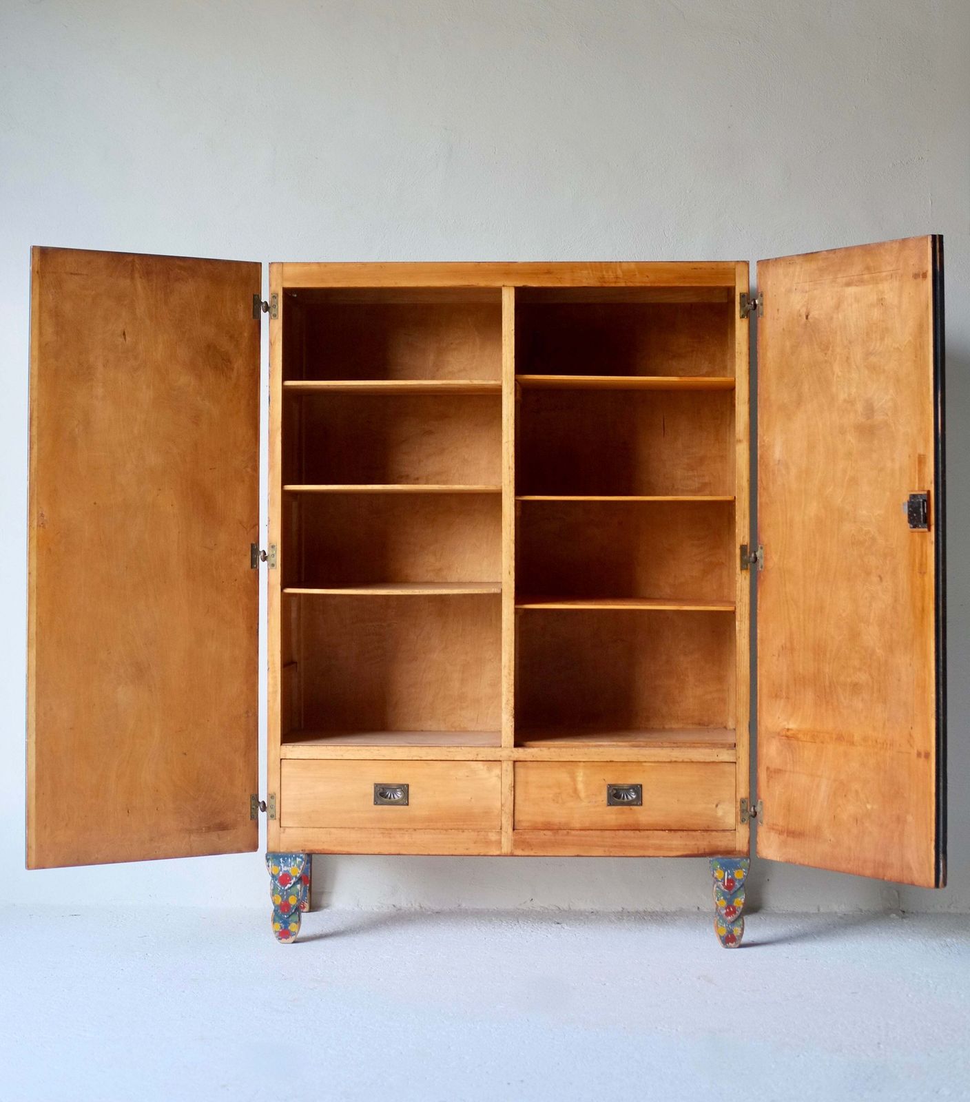 13500.0 1920’s Italian Cabinet With Painted Figures From Corriere Dei Piccoli photo