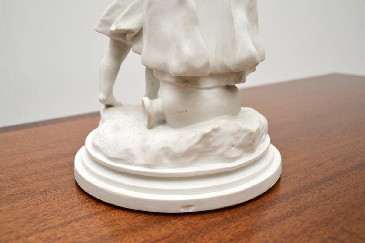 photo furniture Antique French Bisque Sculpture By Luca Madrassi (1848–1919)