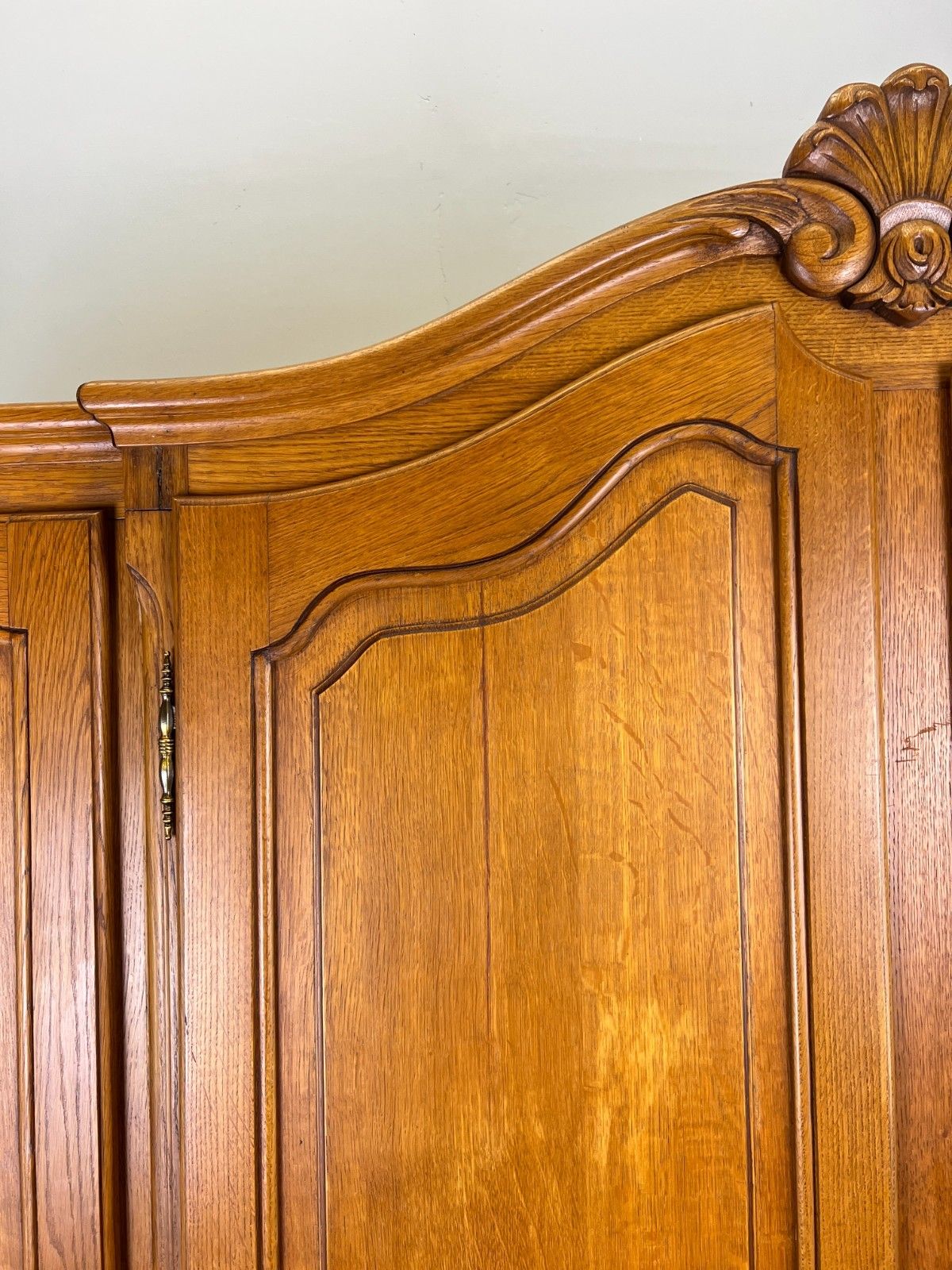 Wardrobe Vintage French Louis XVI Style Oak Four Door Armoire Lot 4820 photo buy