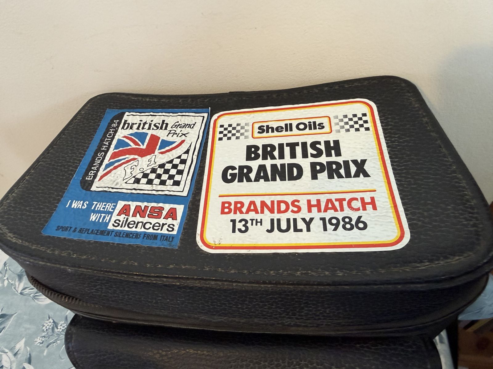 Vintage Asgahi Pentax Sv 35mm Slr Camera Complete With Period ( British Grand Prix Stickers)  Case, Exposure Meter And Lenses photo vinterior