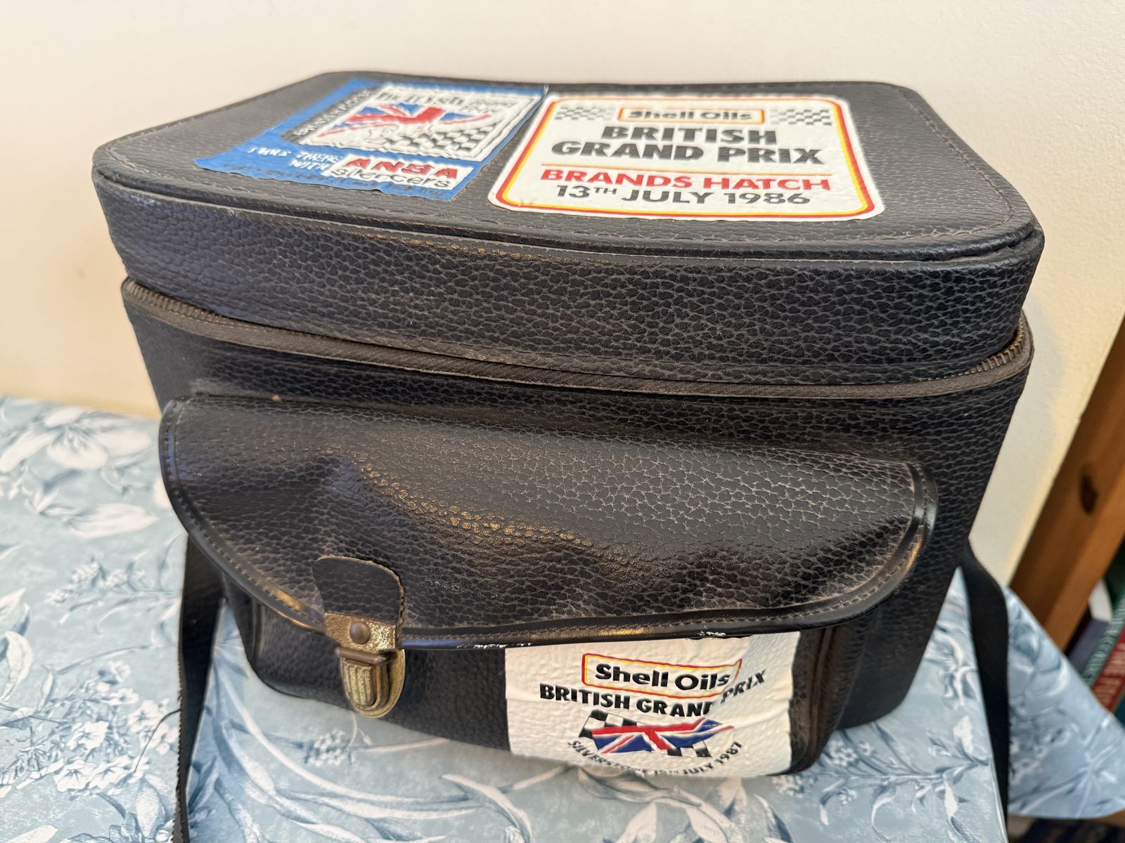 Vintage Asgahi Pentax Sv 35mm Slr Camera Complete With Period ( British Grand Prix Stickers)  Case, Exposure Meter And Lenses photo furniture