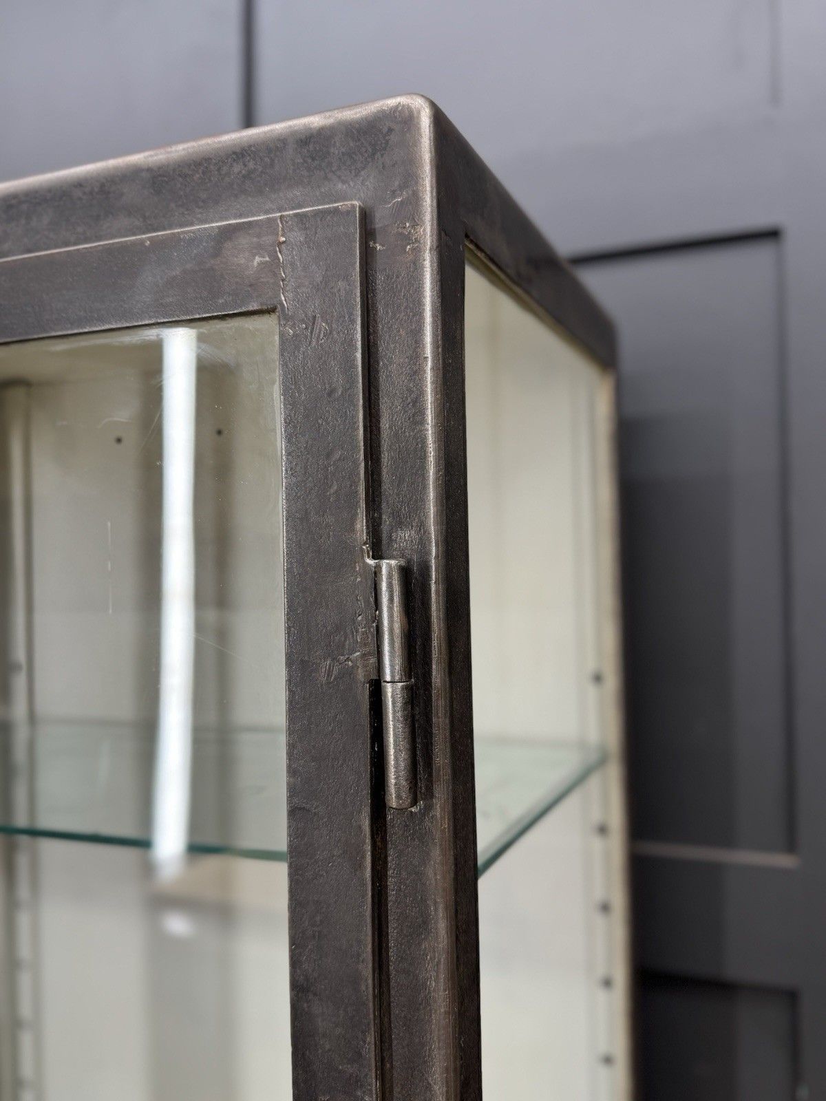 Industrial Medical Display Cabinet – Shop Display / Apothecary Bathroom Kitchen photo Furniture