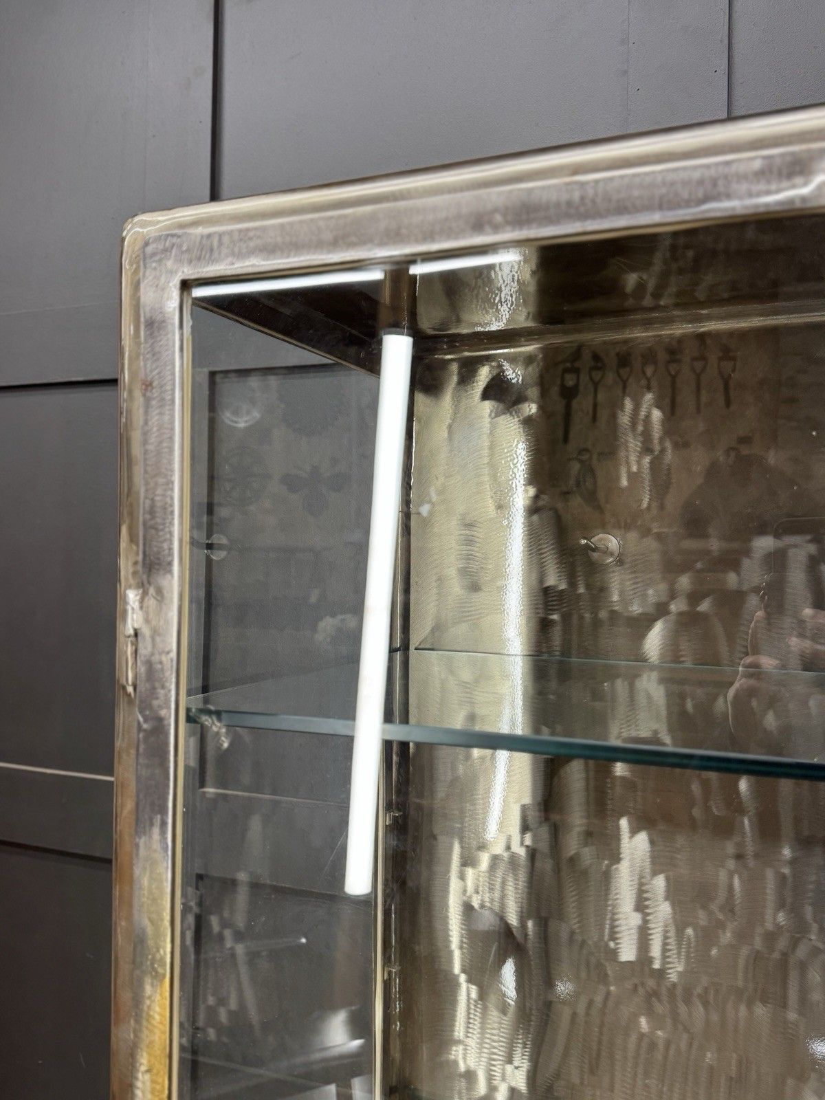 Industrial Medical Display Double Cabinet – Shop Display / Apothecary Bathroom photo furniture