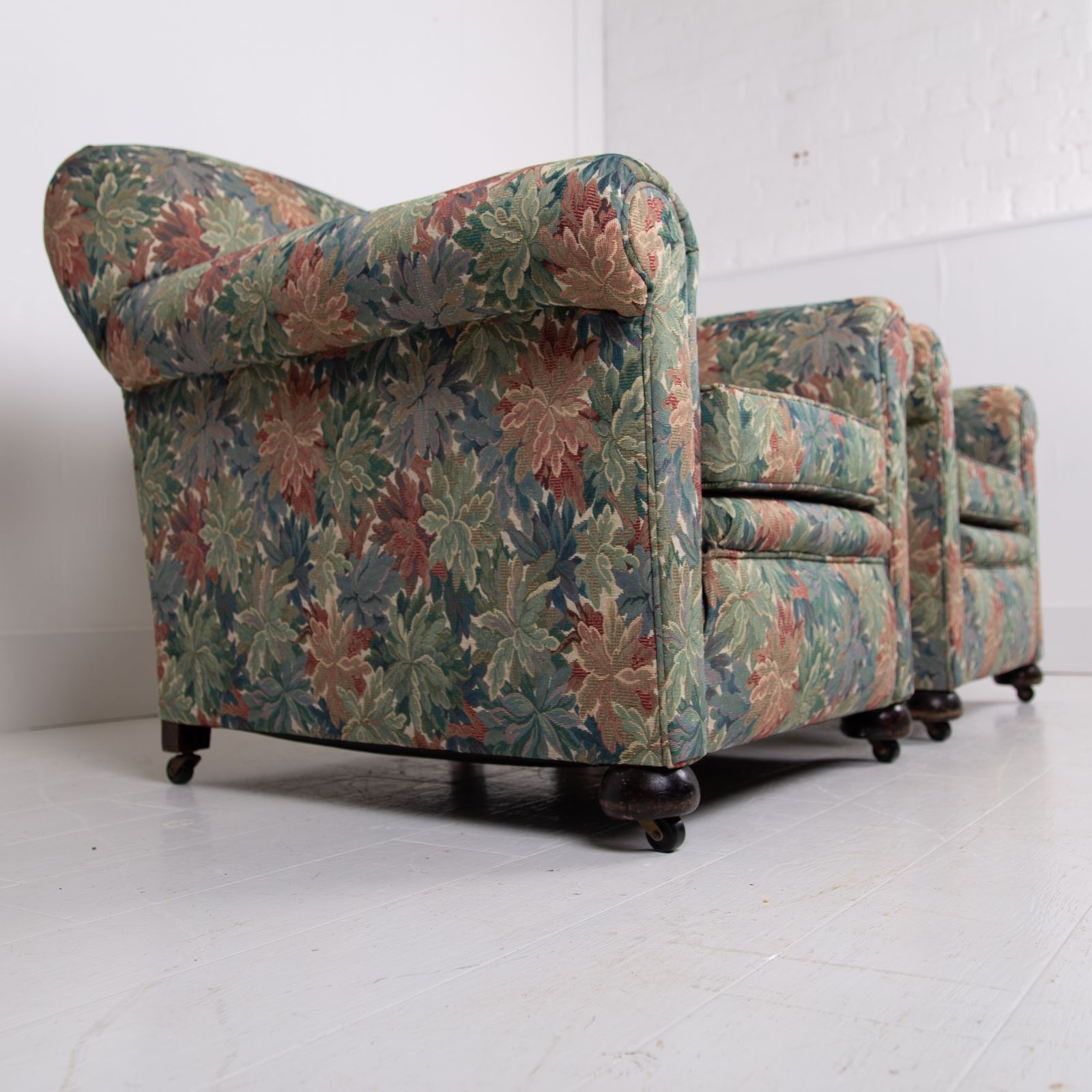 photo for sale A Lovely Pair Of Antique English Armchairs Early 1900s