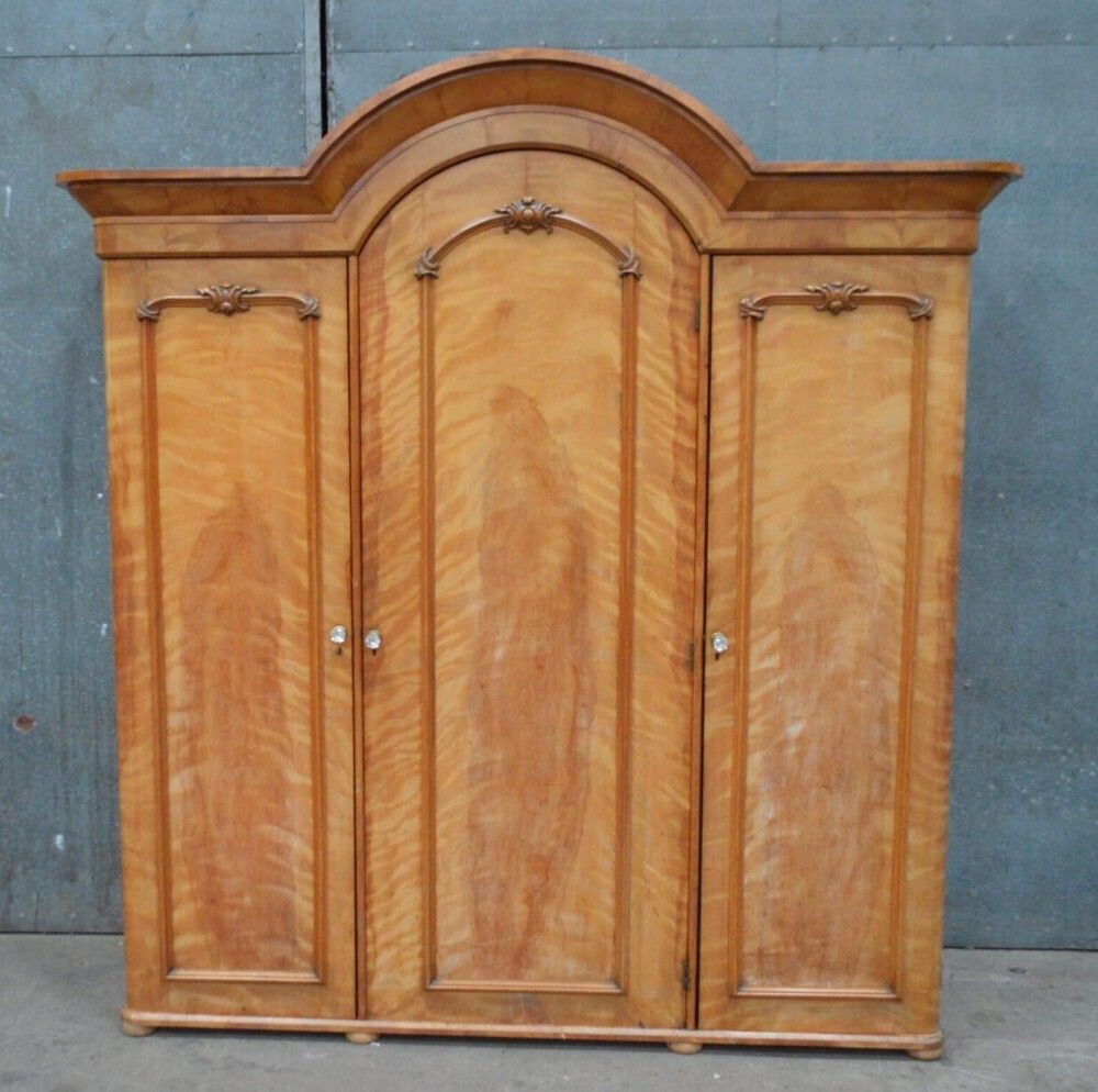 Bedroom Suite, 1800s, Birch, Antique photo furniture