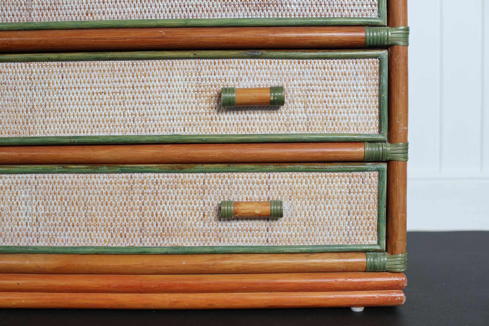 Dal Vera Chest Of Drawers Bamboo And Rattan 1970s photo vinterior
