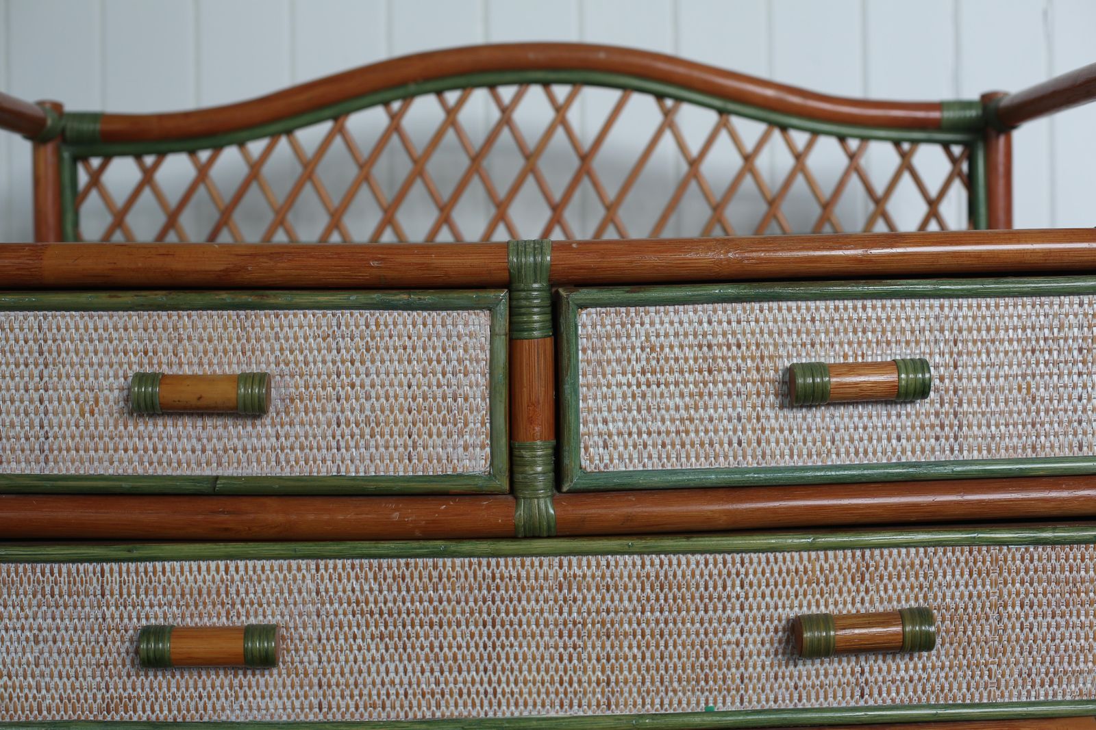 Dal Vera Chest Of Drawers Bamboo And Rattan 1970s photo buy