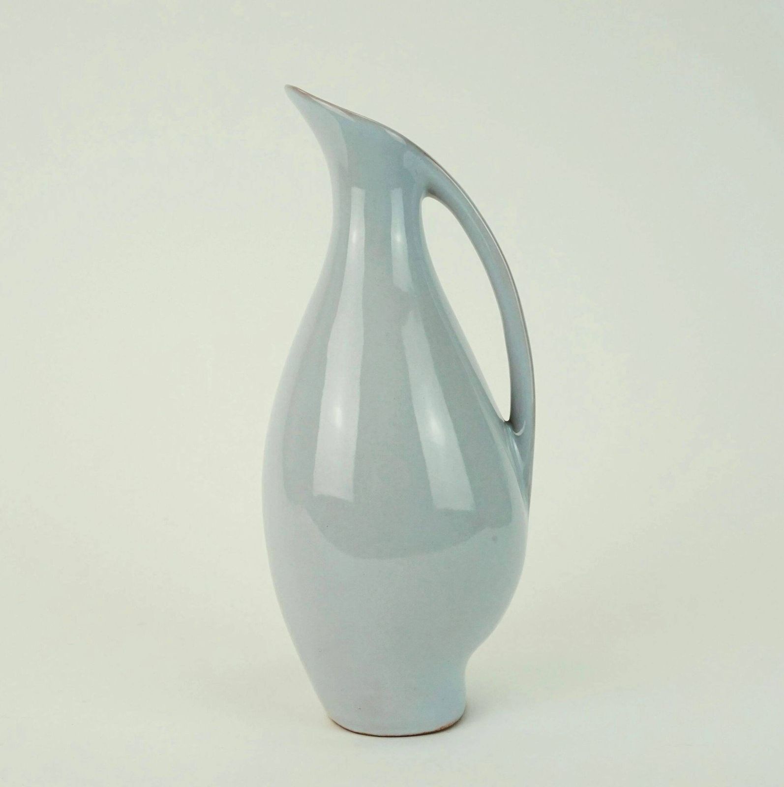 Ceramic Vase 1950s Organic Shape Fritz Van Daalen Jug Model K14/7 photo vinterior