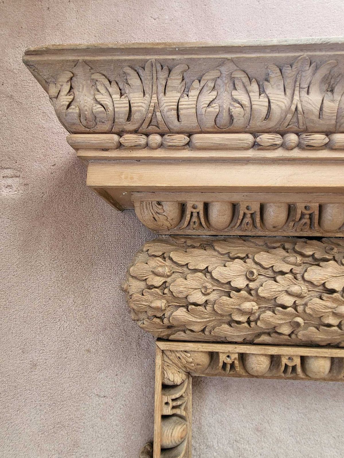 Adams Style Hand Carved Pine And Oak Georgian Fireplace With Full History From Stately Home photo 2000.0