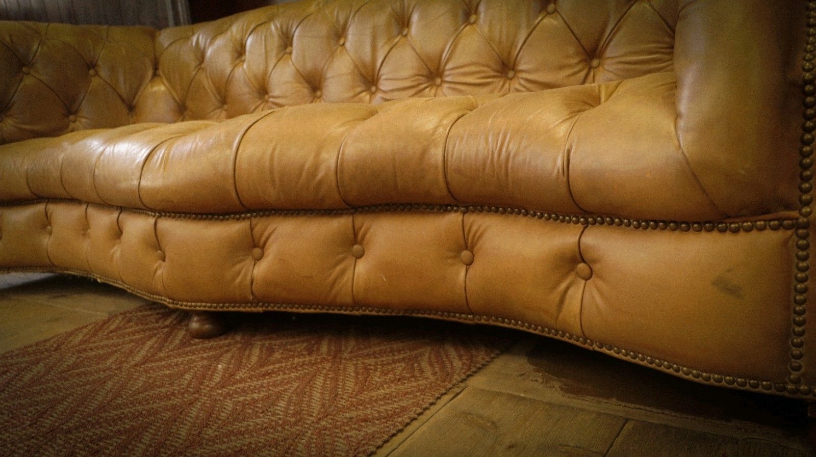 Timothy Oulton Serpentine Westminster 3 Seater Leather Sofa Safari Charcoal 🚚 photo buy