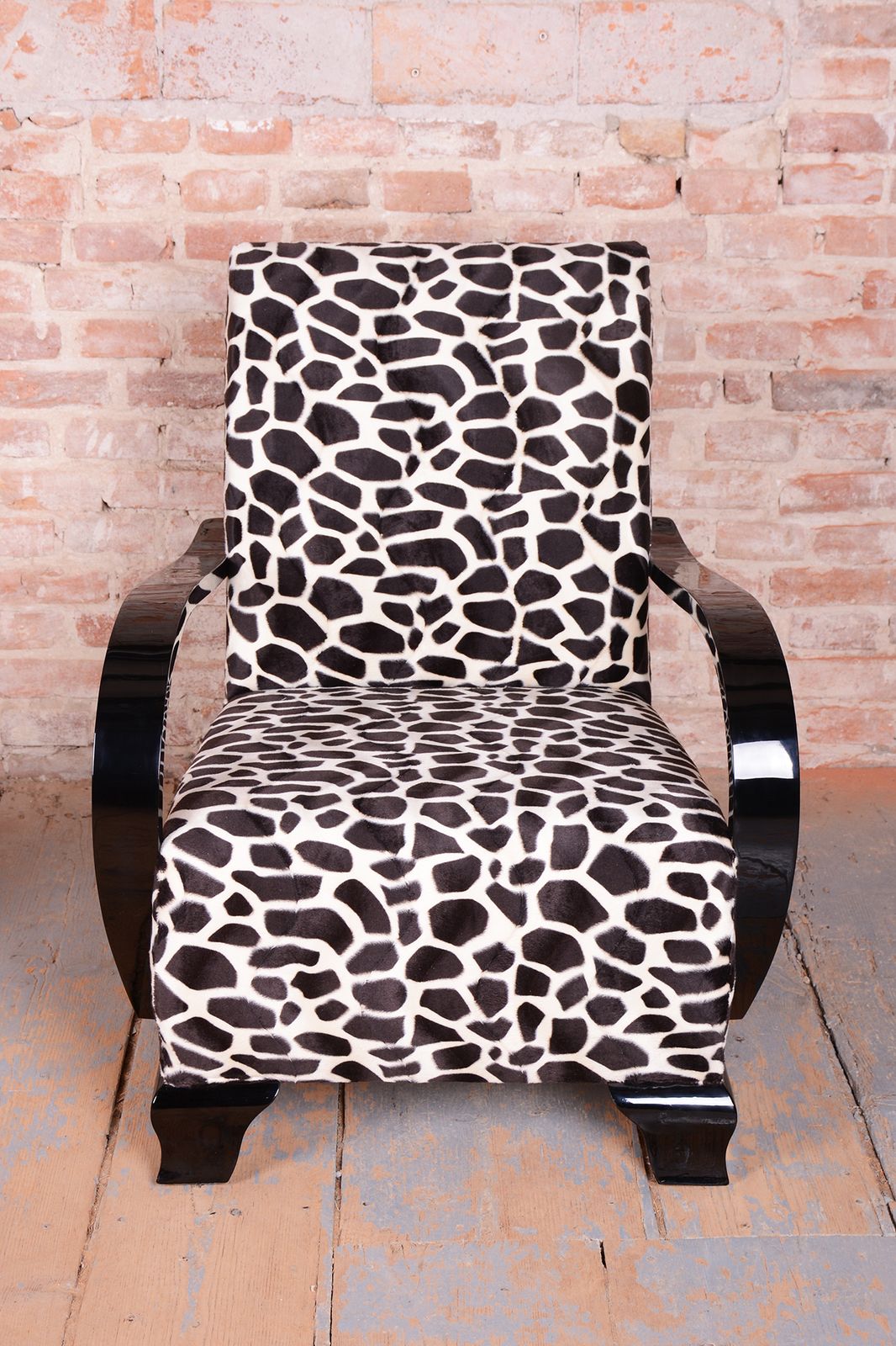 Pair Of Restored Art Deco Armchairs, Beech, Reupholstered, Olczech, 1920s photo Furniture
