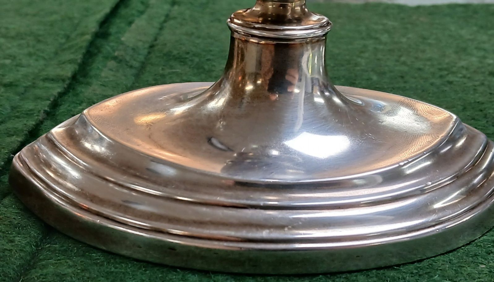 photo furniture A Pair Of Antique 9 Inch Silver Candlesticks By Mappin & Webb 1935