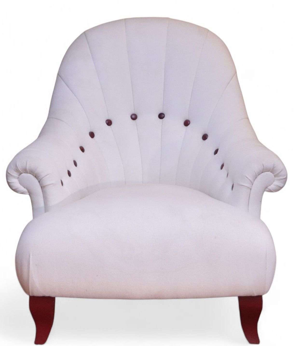 John Sankey Baudelaire Classic Slipper Accent Armchair Linen White Rrp£3500 🚚🚚 photo furniture