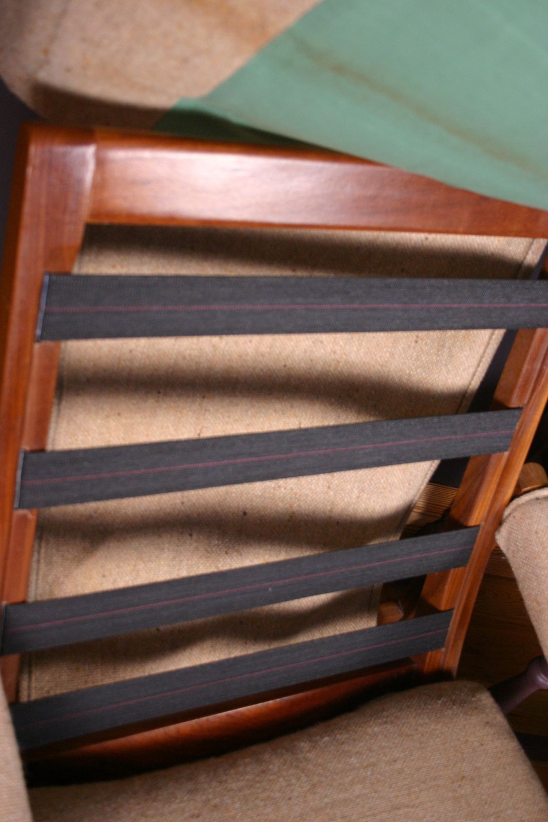 photo furniture Pair Of Mid Century Guy Rogers ‘Virginia’ Teak Armchairs, 1960s