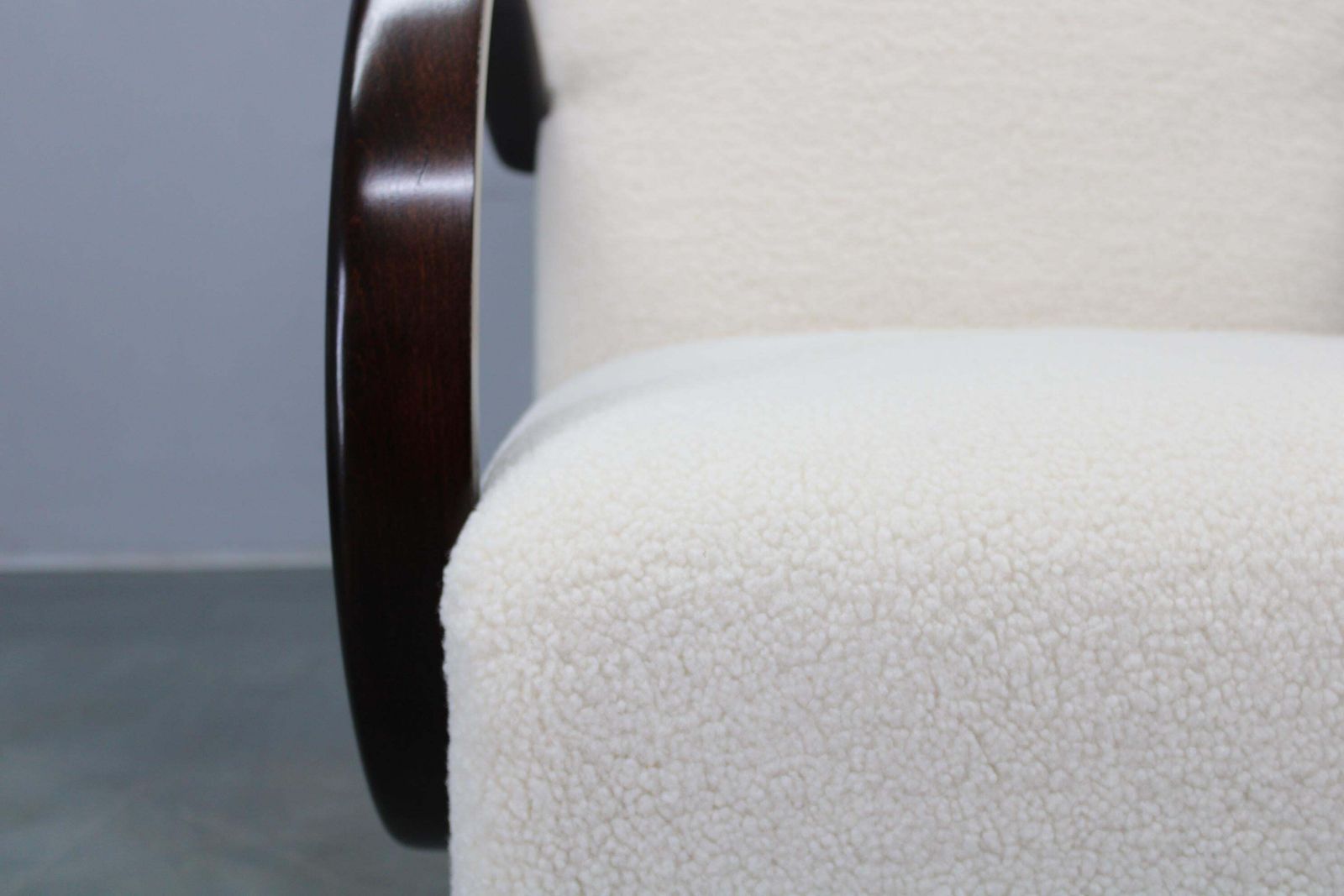 1940s Art Deco Armchairs By Jindřich Halabala, Beech Wood Upholstered photo vintage