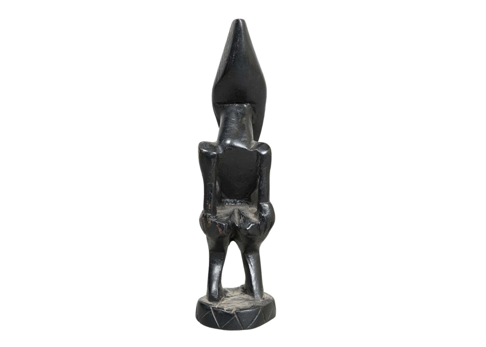 photo for sale Decorative African Carved Hardwood Figure, Abstract Man Tribal Sculpture
