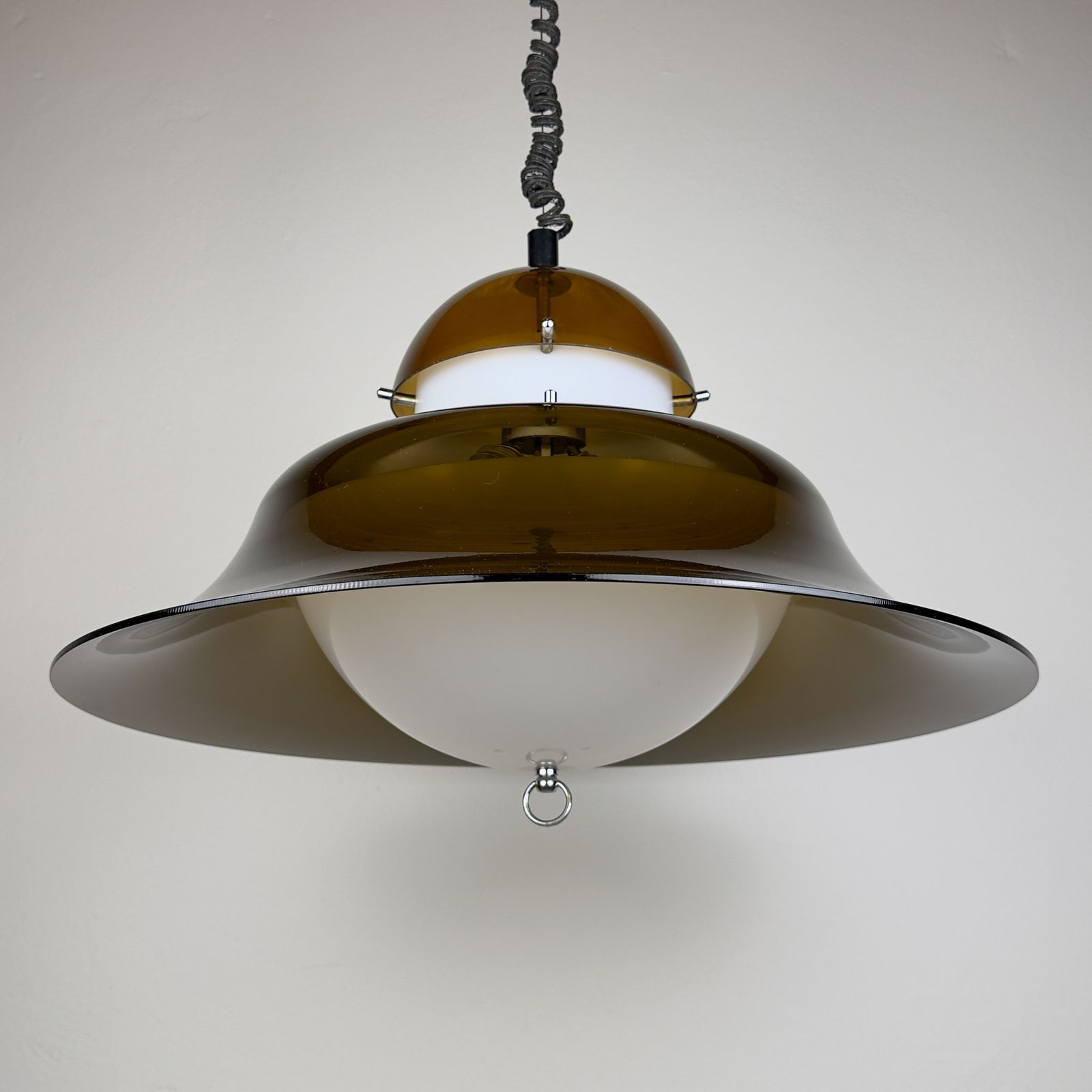 Vintage Pendant Lamp By Sijaj Hrastnik, Style Kd14 Sergio Asti For Kartell, Yugoslavia 1960s photo Lighting