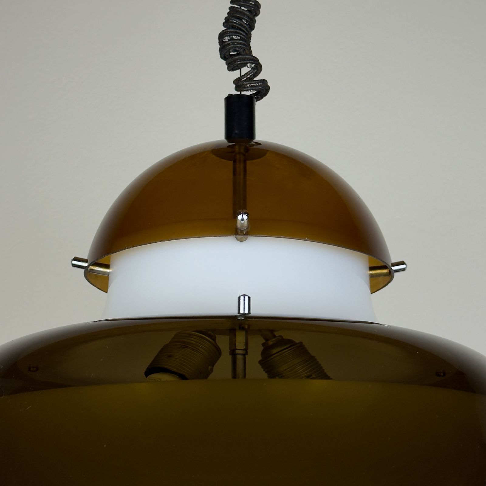 Vintage Pendant Lamp By Sijaj Hrastnik, Style Kd14 Sergio Asti For Kartell, Yugoslavia 1960s photo buy