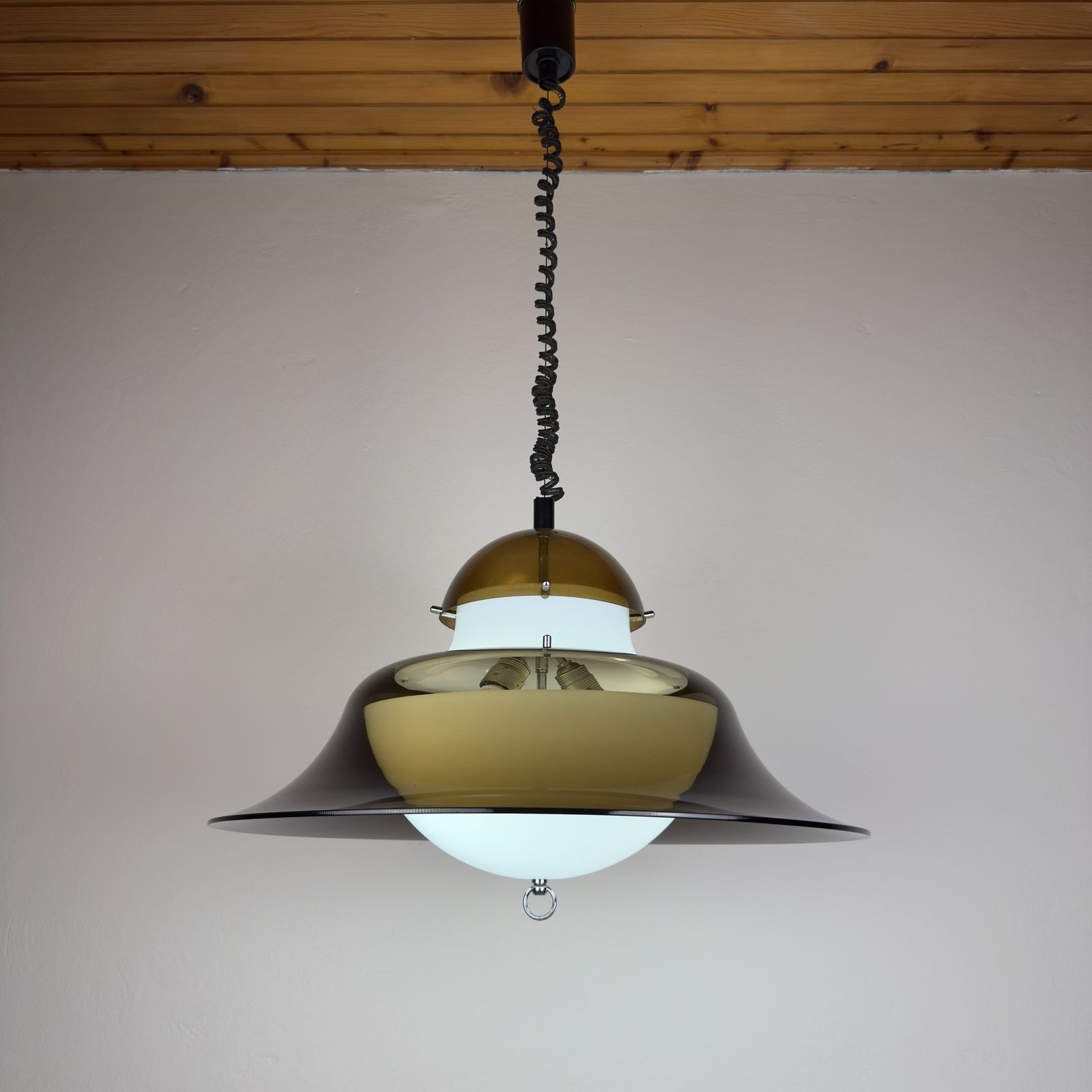 photo vinterior Vintage Pendant Lamp By Sijaj Hrastnik, Style Kd14 Sergio Asti For Kartell, Yugoslavia 1960s