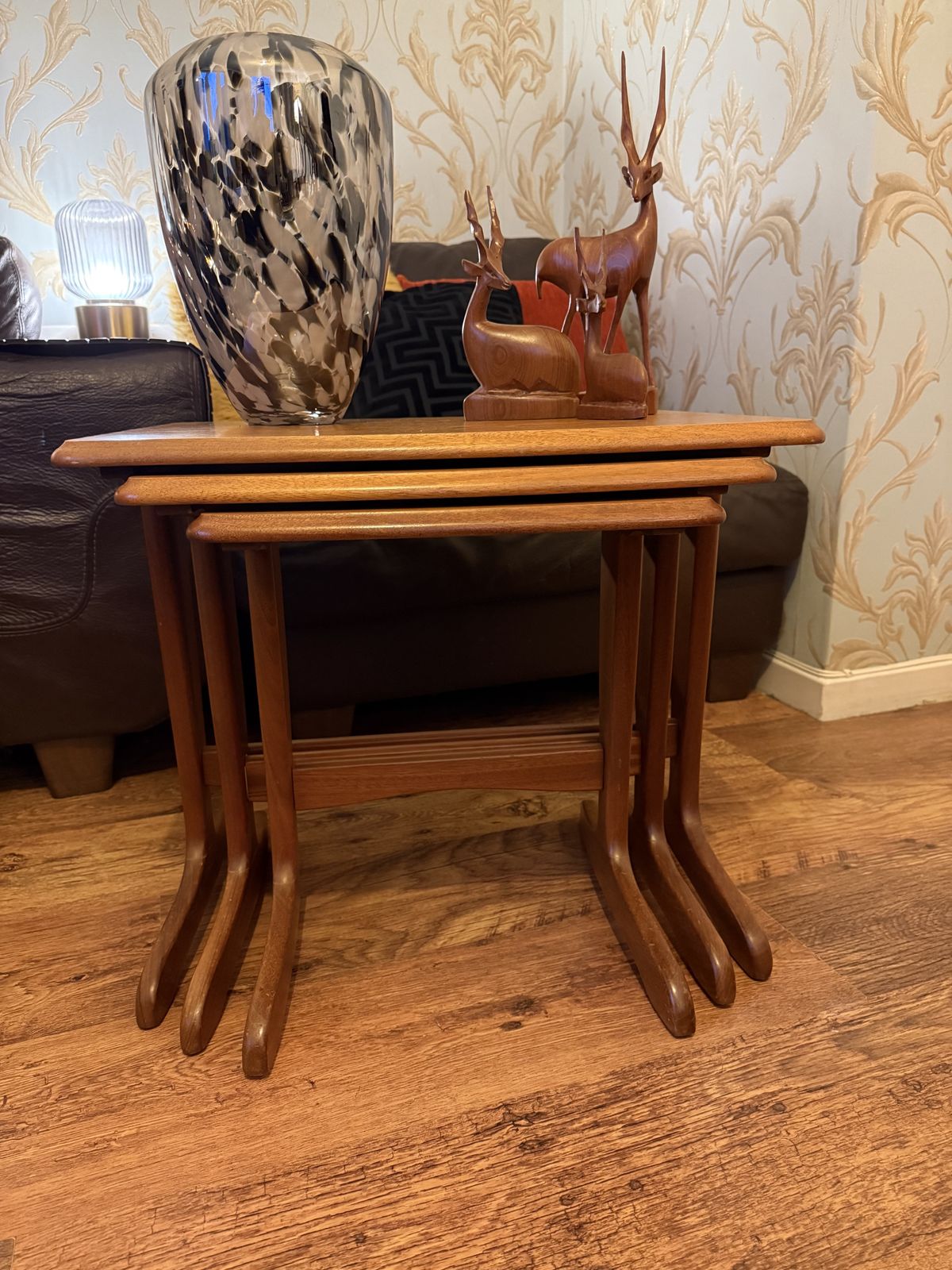 Vintage Mid Century Teak Nest Of Tables – 1960s / 70s