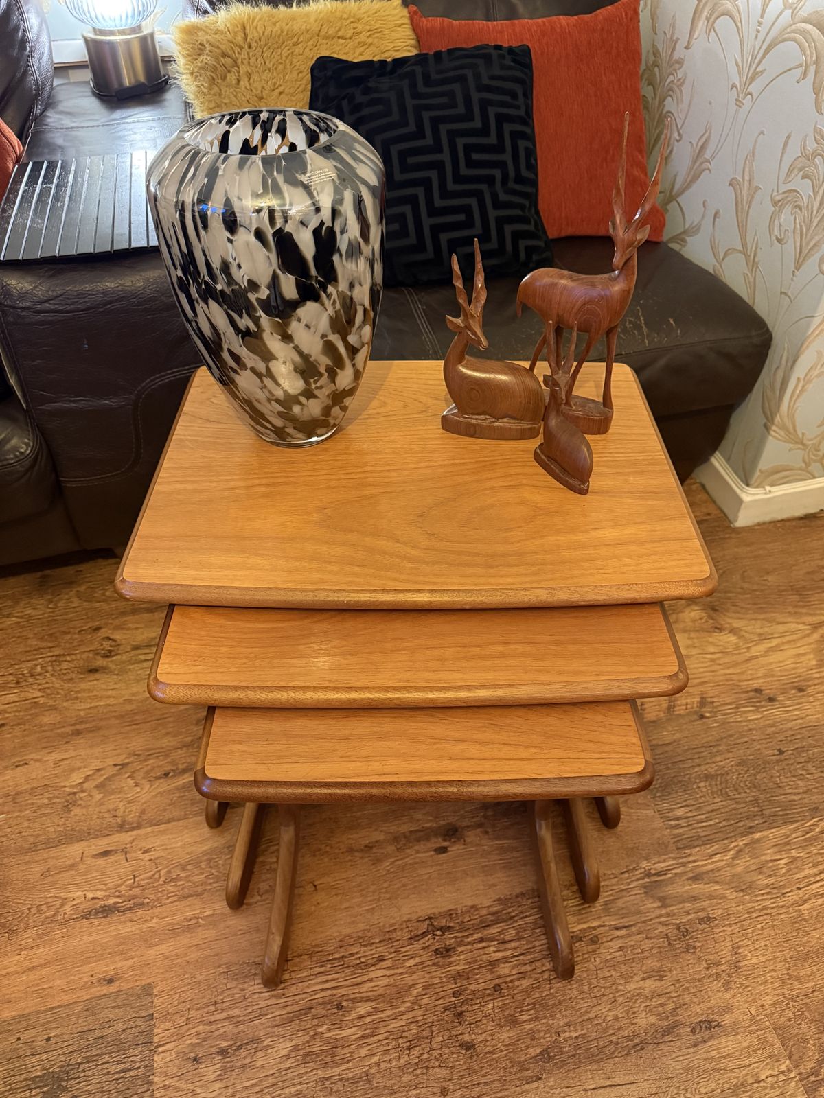 Vintage Mid Century Teak Nest Of Tables – 1960s / 70s photo for sale