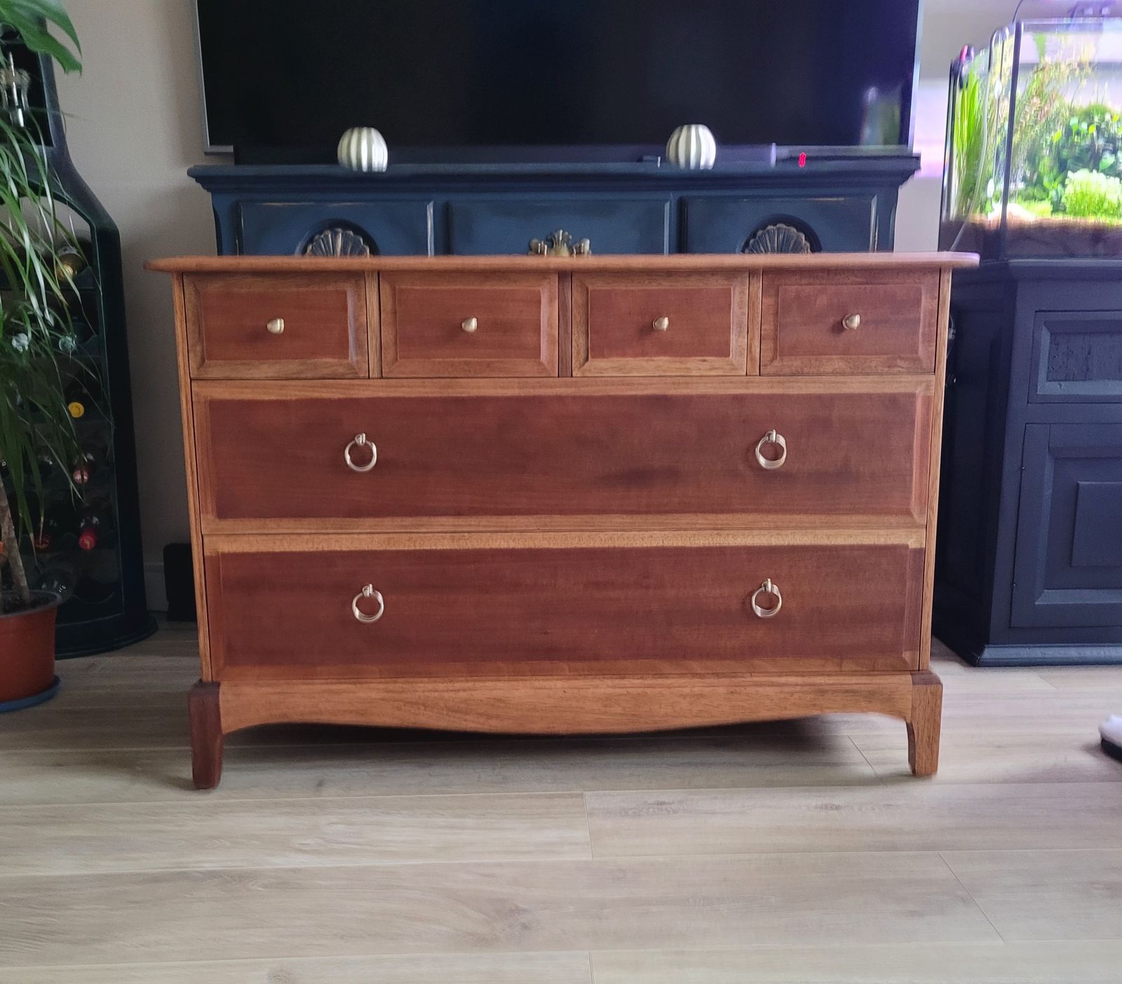 Restored To Order Stag Minstrel Chest Of Drawers photo furniture
