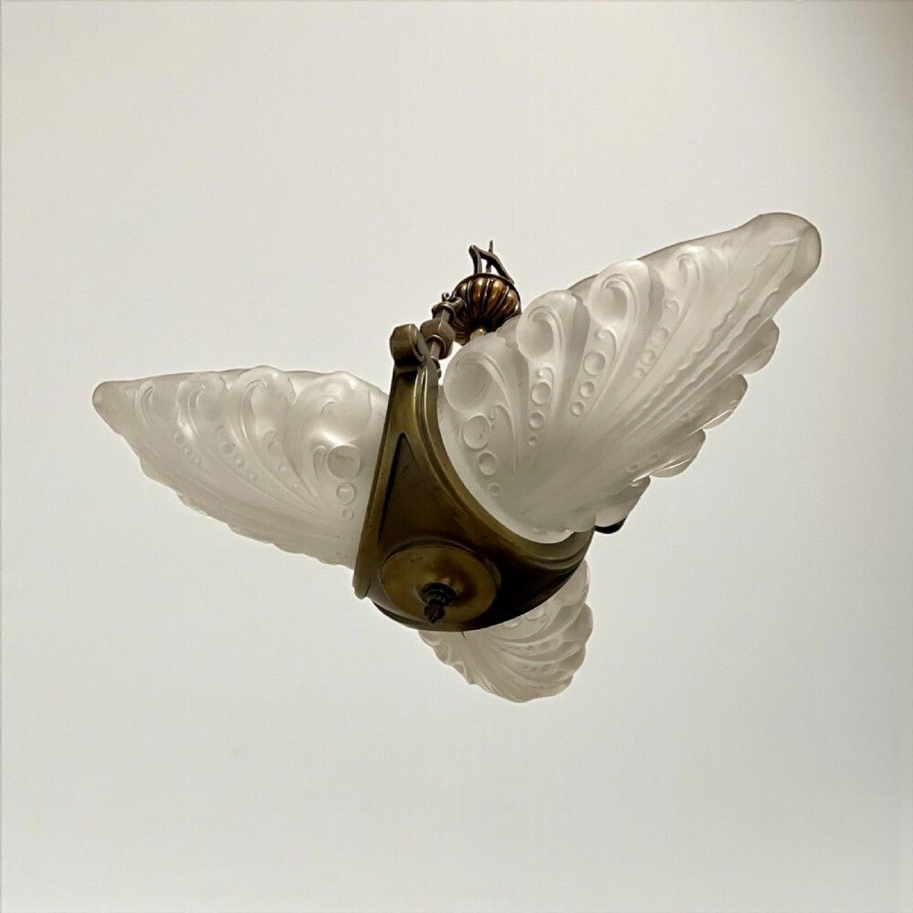 Art Deco Slip Shade Ceiling Light photo furniture