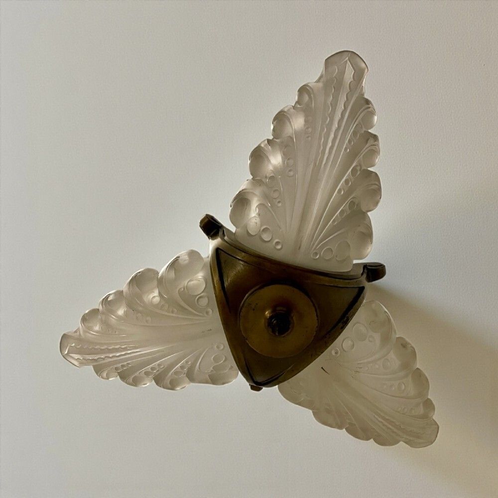 photo furniture Art Deco Slip Shade Ceiling Light