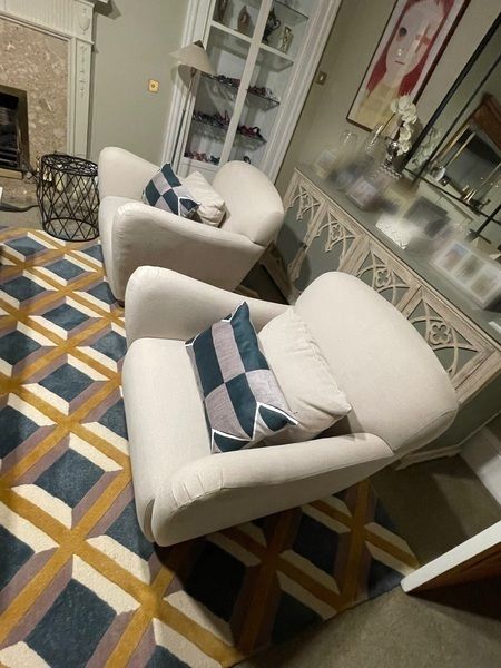 A Pair Of Soho Home Claudia Armchairs photo furniture