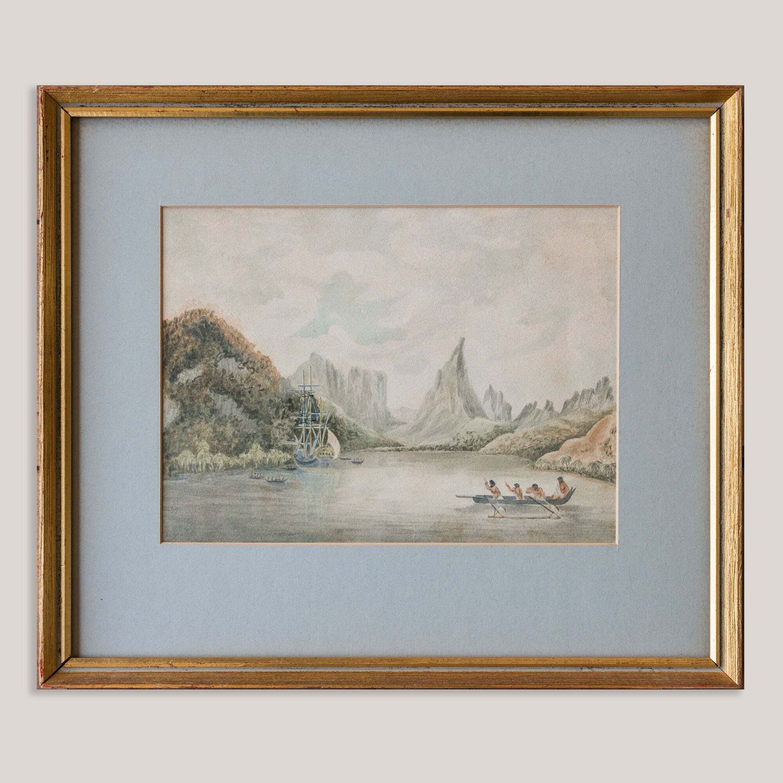 Taloo Harbour Tahiti Missionaries – Naar Michael Angelo Rooker photo furniture