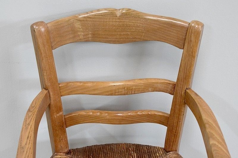 High Chair Of Child Straw, 19th photo furniture