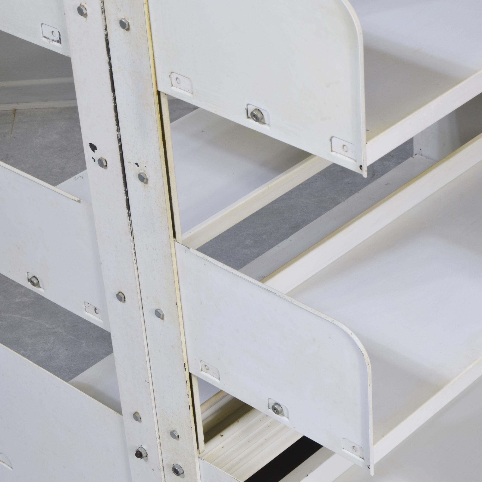 Lips Vago Set Of Three Congresso Industrial Shelving Unit 1970s photo buy