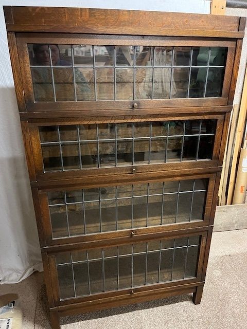 Globe Wernicke "Universal" Edwardian 4 Stack Elastic Bookcase Size 809