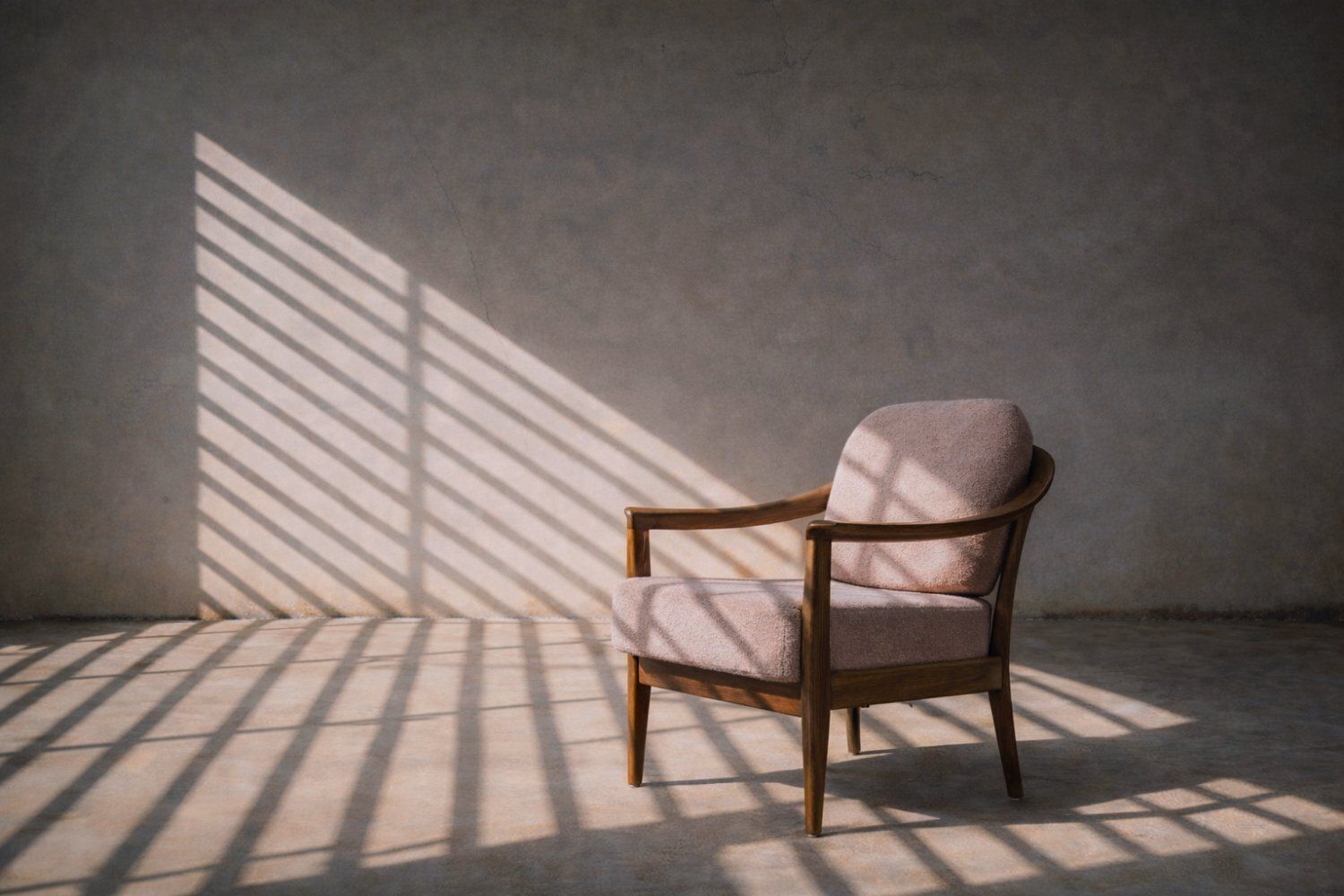 Mid Century German Modern Cherrywood And Pink Upholstered Armchairs From Wilhelm Knoll, 1970s, Set Of 2 photo vintage