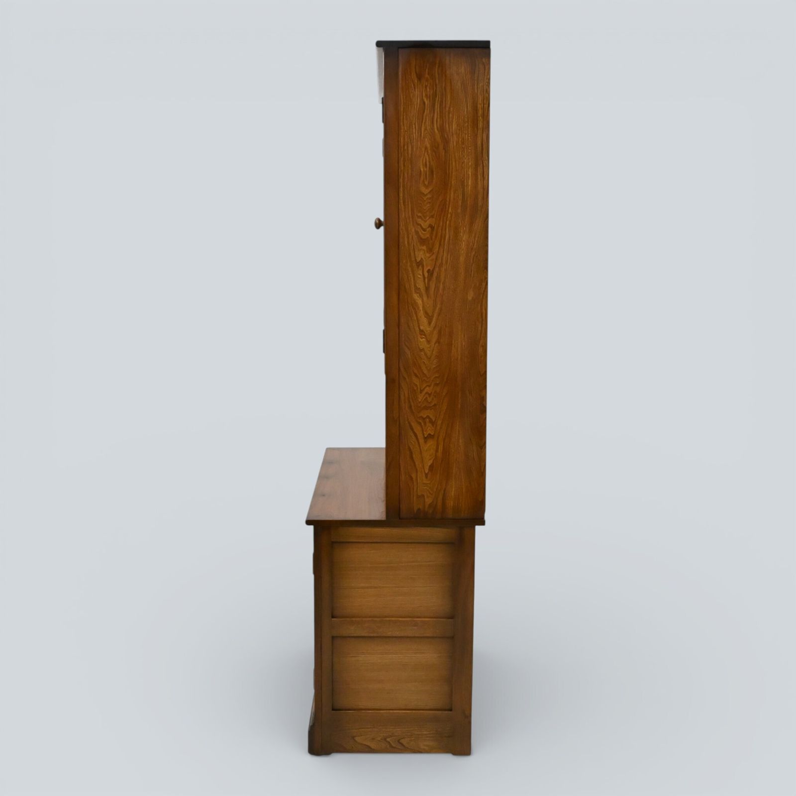 photo for sale Ercol Mural Wall Unit Display Cabinets Cupboard Golden Dawn Free Uk Delivery
