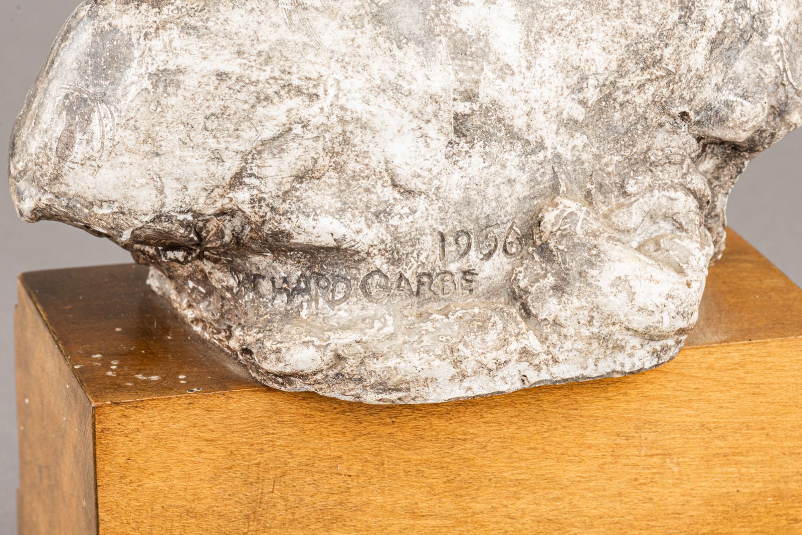 photo for sale Richard Garbe, Ra   Alfreda, The Artist's Daughter   1950s Patinated Plaster