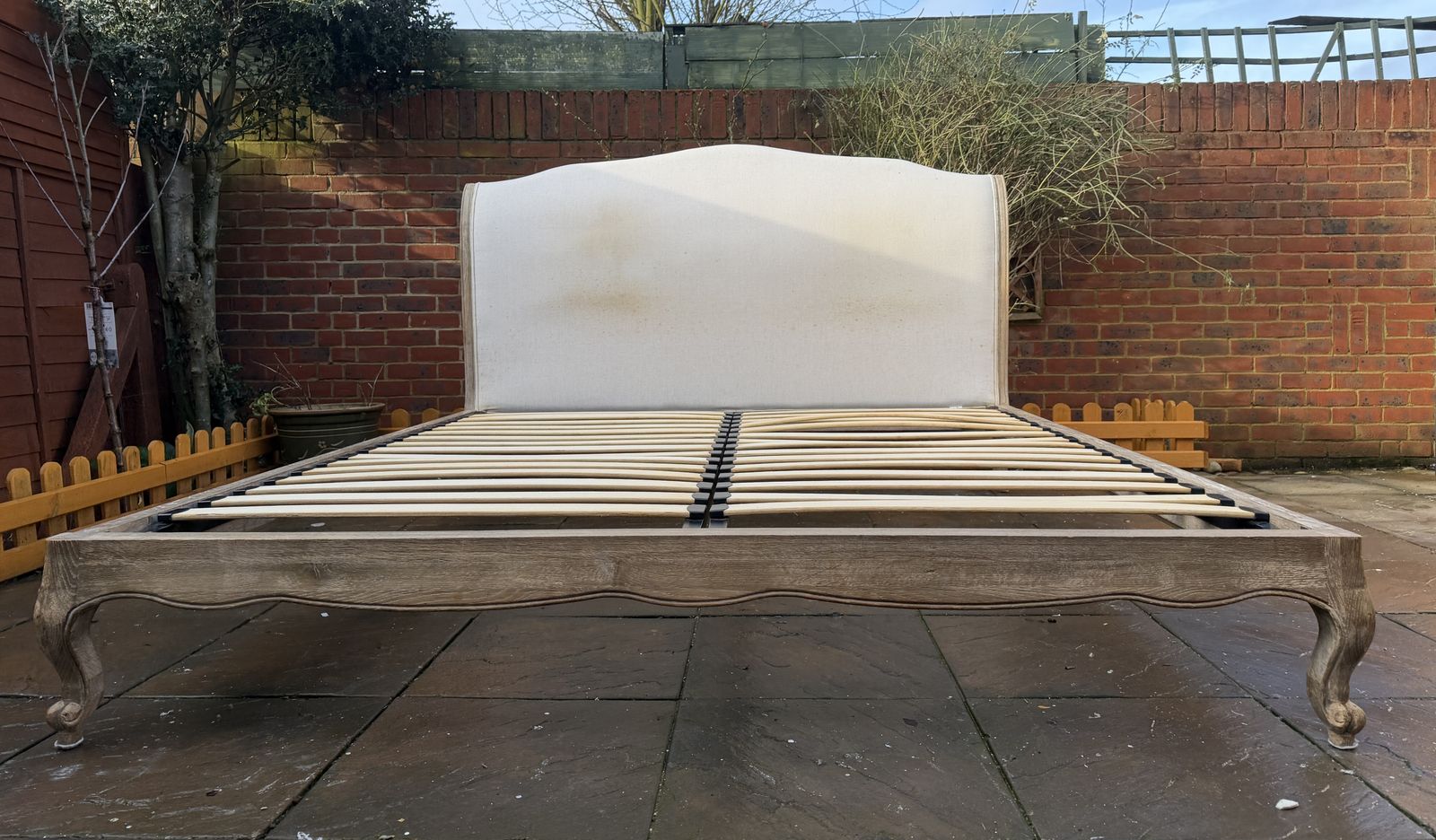 Stunning Loaf Coco French Upholstered 6ft Super King Size Bed Frame   Rrp £1,495 photo for sale