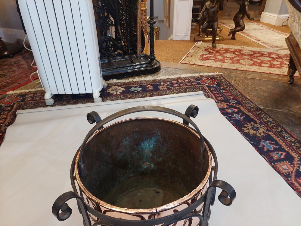 Copper Arts And Crafts Log Bucket photo 265.0