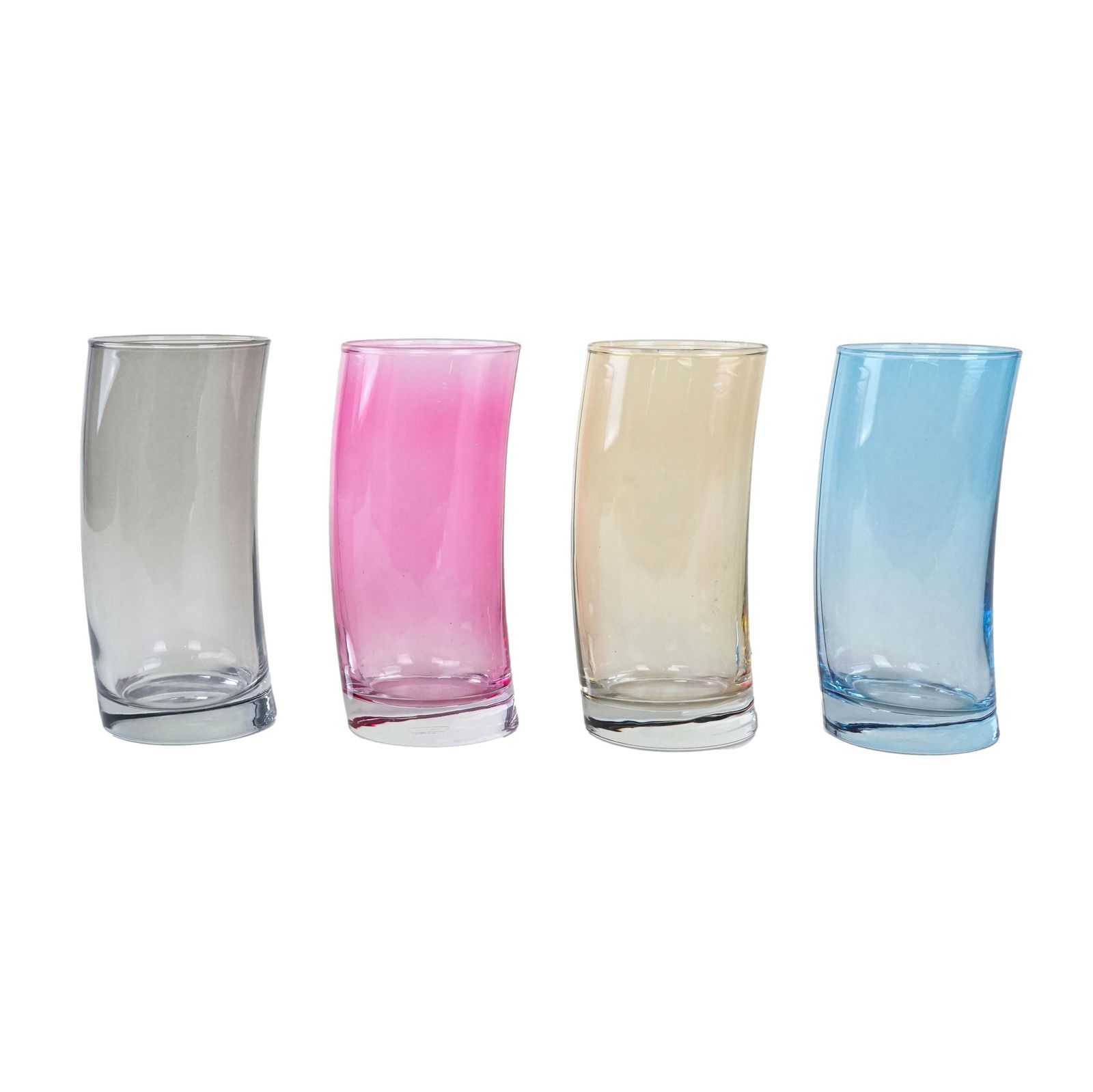 Set Of Glasses, Italian Design, 1980s, Production: Italy