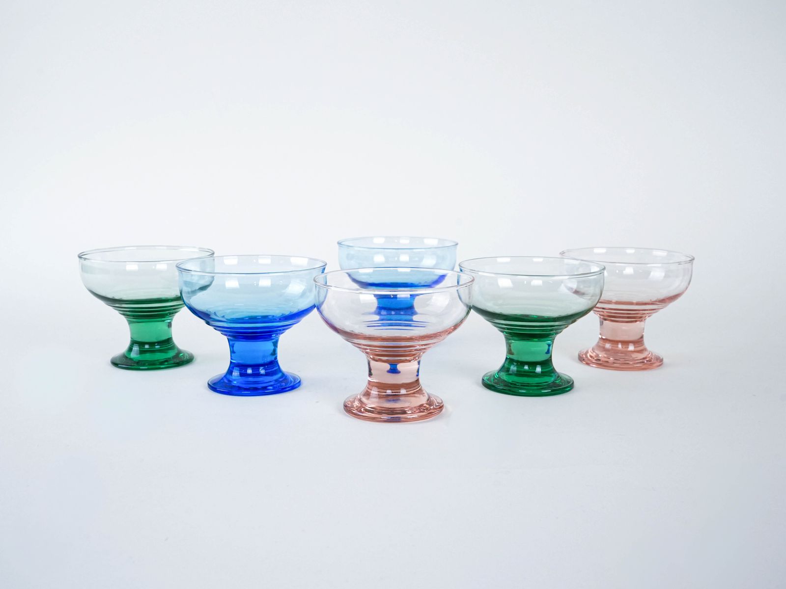 Set Of Dessert Bowls, Italian Design, 1970s, Production: Italy photo for sale