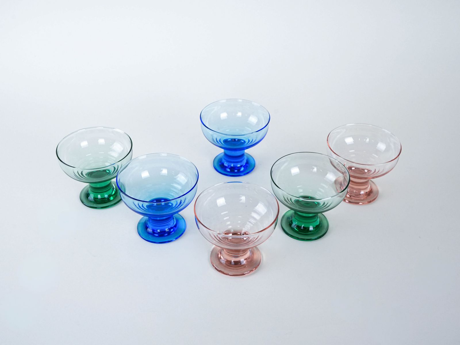 Set Of Dessert Bowls, Italian Design, 1970s, Production: Italy photo Home Decor