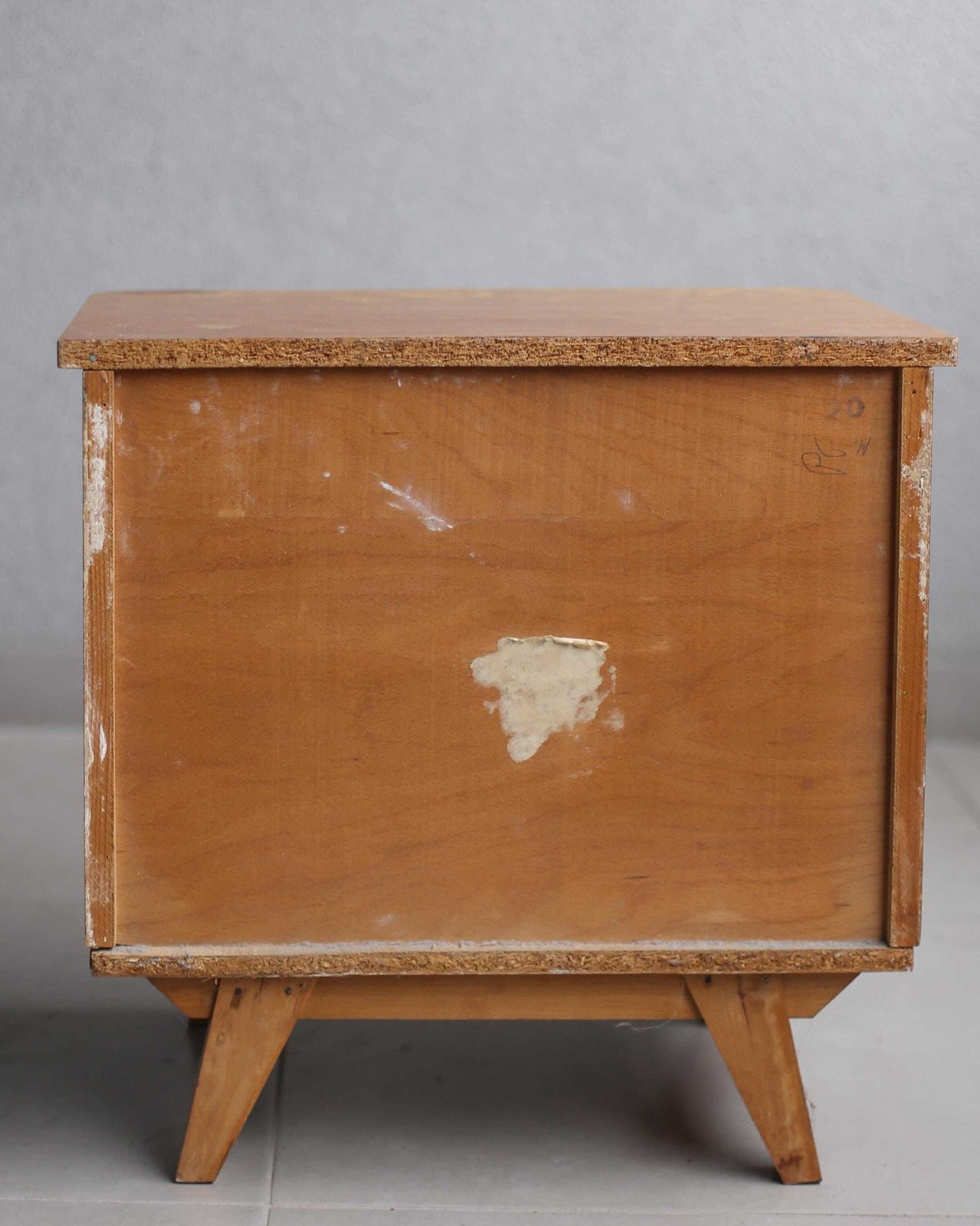 Vintage Yugoslav Nightstand / Mid Century Socialist Design / Yugoslavia 1960s–1970s photo for sale