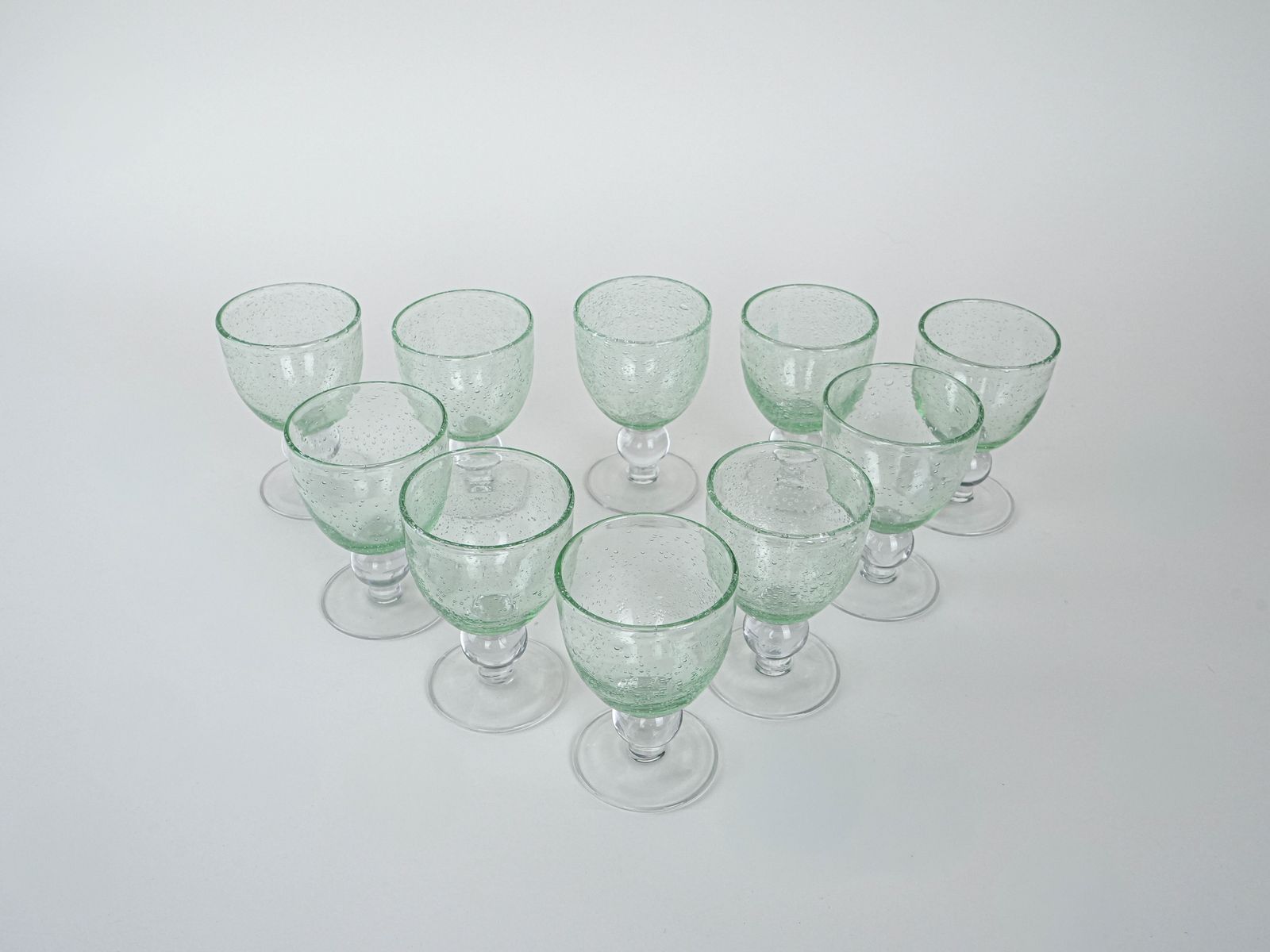 Set Of Bubble Champagne Glasses, Italian Design, 1970s, Production: Italy photo Home Decor