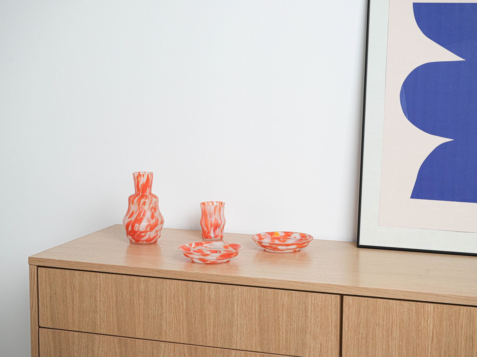 Set Of Artistic Glass Items, Italian Design, 1970s, Production: Italy photo furniture