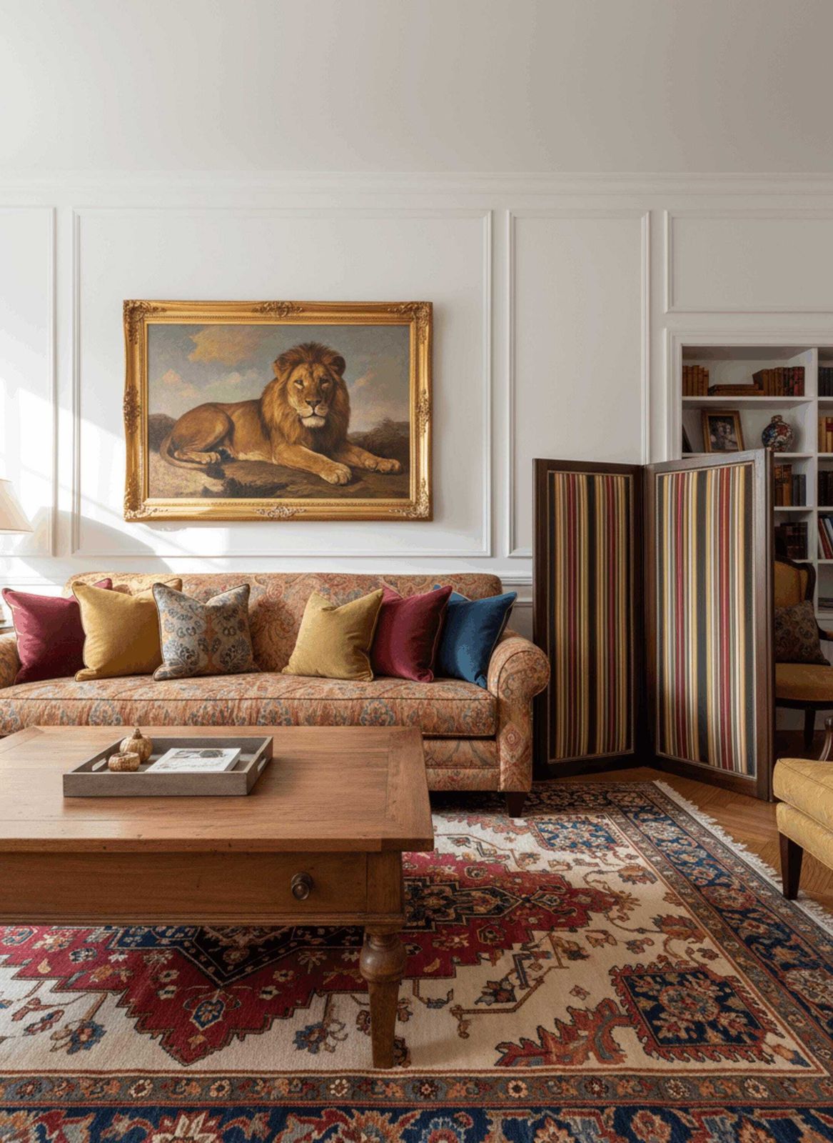 Home Decor L.Moreau Mahogany Three Panel Room Divider Upholstered With Mechanism   Louis XVI Circa 1780’s photo